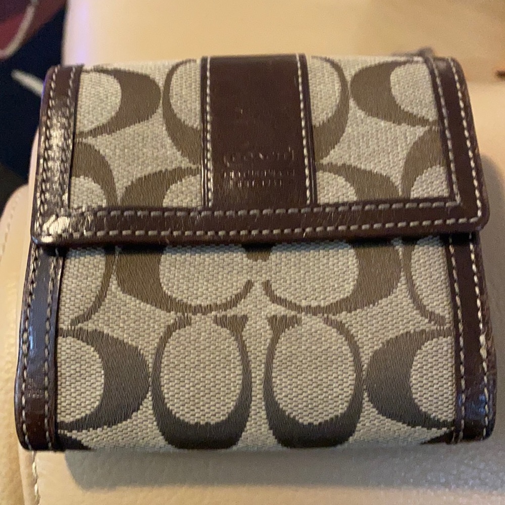 Coach Small Brown Wallet